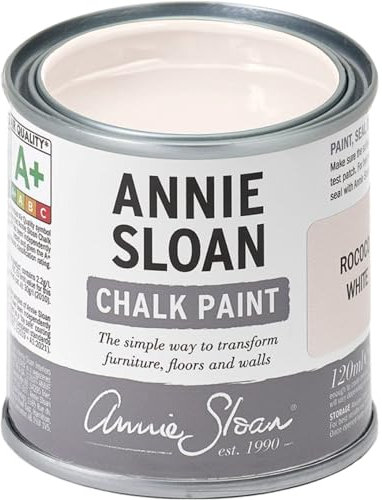 Annie Sloan Chalk Paint, Furniture Paint, 120 ml Rococo White