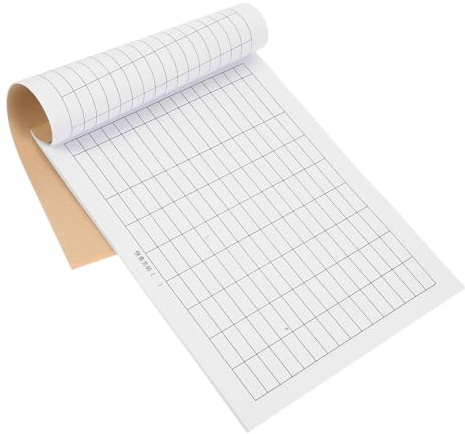 TIKODIDA Libro Contabile la Gestione Finanziaria e Tracciamento Inventario Carta a Quadretti, Design Professionale per Uso Aziendale e Scolastico