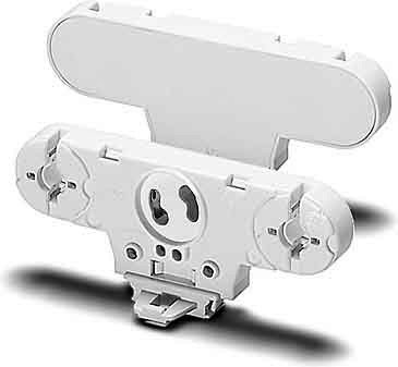Houben Doppelfassung G13 HOUBEN 100486, Edelstahl, Weiß, Doppel-Sechskantbolzen