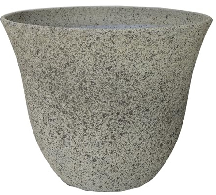 Classic Home and Garden Honeysuckle Resin Planters - Lightweight Indoor & Outdoor Plant Pots - UV-Resistant Plastic Flower Pots - Pot Planters for Flowers & Herbs (15 Stone)