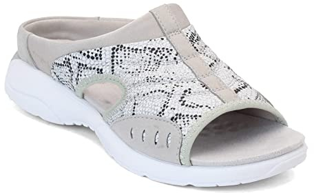 Easy Spirit Traciee2 Womens Slip On 5 BM US SilverSnake