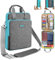 ZINZ Schlanke und erweiterbare Tasche 12,9 13 Zoll Reise-Laptop-Schultertasche für MacBook Air 13 M3/M2/M1, MacBook Pro 13 M2/M1, iPad Pro 12,9/13/11, iPad Air 13,L02G02