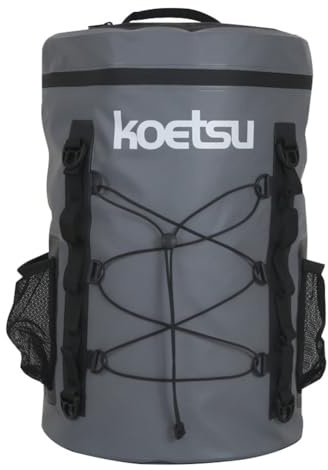 HTU 40L Paddle Board Bag, Black, 46cm/18.11in * 32cm/12.60in * 22cm/8.66in, Waterproof Deck Bag for Stand-Up Paddleboarding, Surfing, Kayaking