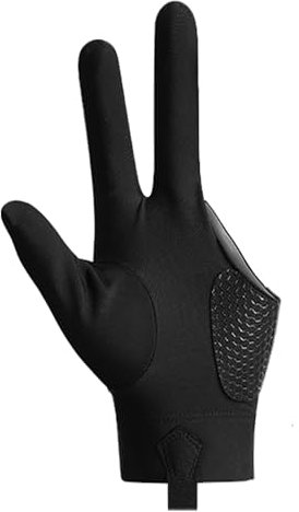 Fingerbiljardhandskar – biljardhandskar – professionella rullskridskor – halkfri fingerlös handske för vänster hand, köe-hand-shooter-sporthandske för
