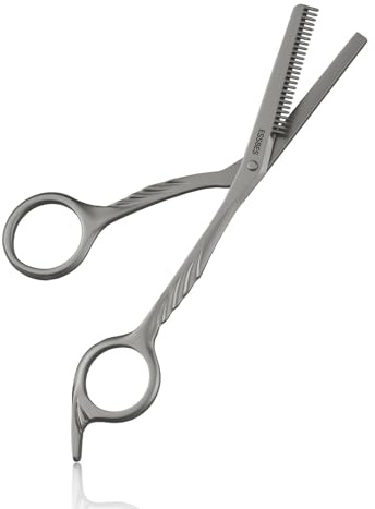 ESSBES Ciseaux à barbe avec peigne et kit de toilettage pour homme