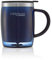Thermos Translucent Desk Mug, Stainless Steel, Blue, S (Pack of 1), 450 ml
