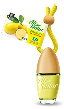 Air Natur 5 Stück stylische Duftflakons fürs Auto und Zuhause Autoduft Raumduft Lufterfrischer Lemon - Zitrone