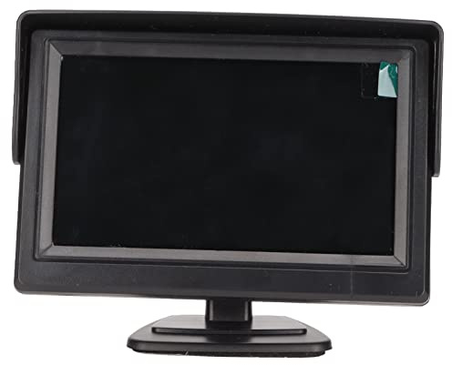 4.3 Inch Car Monitor, Color LCD Rearview Car Monitor With Sun Visor, Supports Car Camera, DVD, VCD, STB, Receiver, Most TFT Monitor Displays