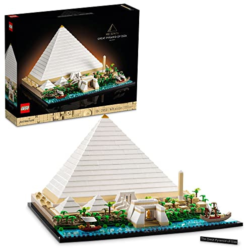 LEGO Architecture Landmark Collection Great Pyramide of Gizeh 21058 Bauset; Sammelmodell für Erwachsene (1.476 Teile)
