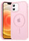 Natiiozie Magnetisch Hülle Kompatibel mit iPhone 12 Mini/iPhone 13 Mini, Matt Handyhülle Kompatibel mit MagSafe, Stoßfest Kratzfest Schutzhülle Nie Vergilbung Rückseite Dünn 5.4 Zoll Case Rosa