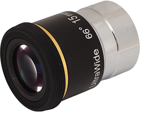 1,25-Zoll-Teleskopokular, 1,25-Zoll-Weitwinkelokular aus Aluminiumlegierung, Optisches Glas, Astronomisches Teleskopzubehör, 66-Grad-Ultraweitwinkelokular für die Beobachtung