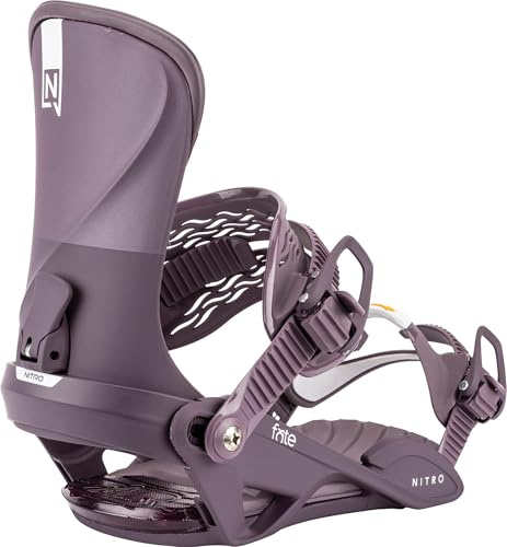 Nitro Damer snowboards Fate Bdg snowboardbindning, plum, S/M