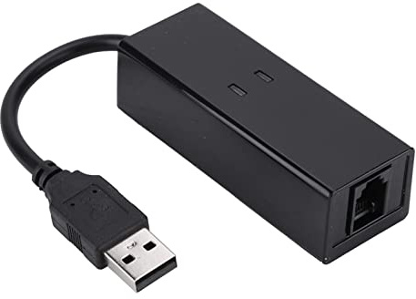 Dioche Endast Faxmaskin USB 56K Extern Uppringd Röstfaxdatamodem för Snabb Internet och Fax - -kompatibel, Enkel Installation, Bärbar Design