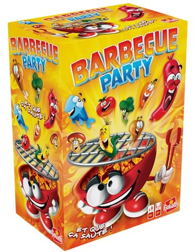 Barbecue Party - Jeu d'Action et d'Adresse pour Enfants à Partir de 4 Ans - Le Barbecue Rigolo -A Jouer en Famille ou entre Amis - Jeu Amusant - 2 à 4 Joueurs - 15 Minutes