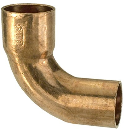 Cornat soudage/Coudé 90 °, cuivre, 1 manchon, A, B 22 mm, 10 pièces, 1 Pièces, t5601 a22