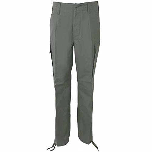 Original Bundeswehr Moleskinbyxor fältbyxor från Leo Köhler byxor 100 % bomull, oliv, 50 SE