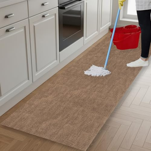 parpyon® Tappeto passatoia Cucina Lavabile Sixty - Antiscivolo aderisce Perfettamente a Terra Non Piega Si pulisce con il mocio è Antisfilo tappeti Moderno (CM60X240, 04SY)