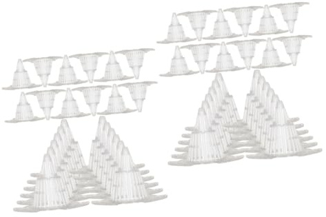 Yardwe 48piezas Mats De Malla para Macetas De Flores De Filtros De Drenaje para Bonsáis Previene La Filtración De Tierra y Mejora El Drenaje Jardines y Plantas Macetas