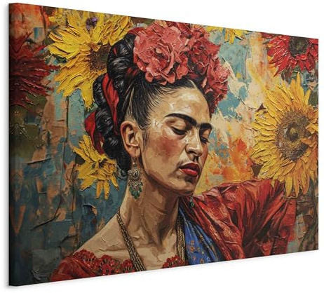 murando - Leinwandbild Sonnenblumen Blumen Natur, 120x80 cm, 1-teilig