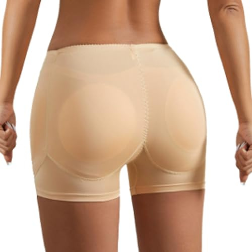 SOLO ACTFIT Culotte Push Up Femme Culotte Remonte Fesses Invisible Hip Enhancer Short Fesse Rembourré avec Coussinet Amovible Butt Lifter Shapewear Elasticité Tummy Control Short Sculptante Rembourré