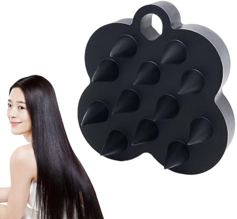 dzqad Spazzola per shampoo | Pettine massaggiante in silicone | Spazzola massaggiante per pelle Chevelu,per le donne durante lo shampoo, la doccia, il lavaggio, per il relax e il salone o la