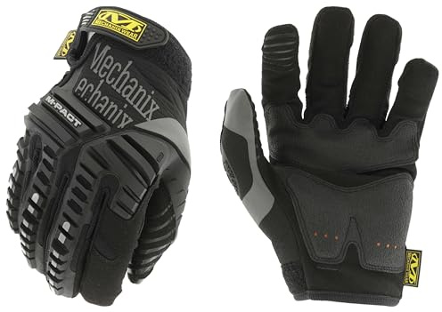 Mechanix Wear M-Pact Touchscreen Work Gloves, Medium, Black