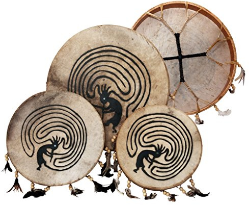 Terré Sami Shamnic Drum 50cm with Print - Tamburo a mano