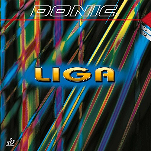 Donic Gummiark Liga för bordtennis, röd, 1,8 mm
