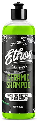 Ceramic Car Shampoo - Slick Car Wash Soap for Ceramic Coatings - pH-Balanced Car Wash Shampoo - Adds Hydrophobic Protection | Enhances Coatings, Waxes or Sealants | Incredible Shine