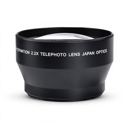 Tangxi 67mm 2.2X Camera Lens, 2.2X Teleconverter, HD Coating, F, Compatible