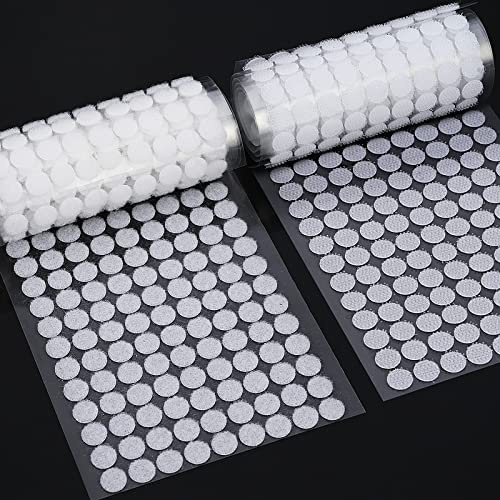 GOLDGE 1080 Pezzi Adesivo Tondo, 540 Coppie 10mm Tondini Autoadesivi Rotondi, Adesivo Tondo Punti per Decorazioni da Parete, Foto, DIY, Arti Mestieri