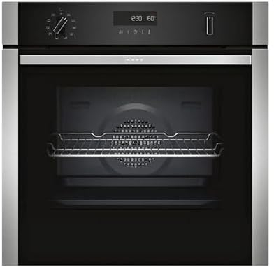 Neff forno integrato multifunzione da 71l 60cm con pirolisi in acciaio inox b2ach7ah0