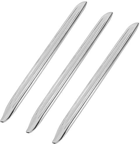 gvivej Reifenheber, 3 Stück Silber Montiereisen, 31cm Montierhebel Motorrad, Reifenhebel Reifenentferner für Autos Motorrad und Fahrradreifenwechsel
