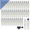 Glasflaschen Dorica 250ml (42 Stk.) Inklusive schwarzem PP31.5 Kunststoffverschluss und Ausgießer - Ideal für Öle, Säfte und Essig - Robuste Flasche für lange Haltbarkeit und optimale Lagerung