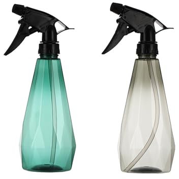 CocCCoon 2Pcs High-Pressure Watering Spray Bottles, Adjustable Nozzle Spray Water Bottles Mist Spray Bottle Cleaning Spray Bottles Water Spray Bottle for Plants Care and Disinfection