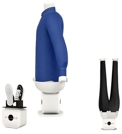 Ferro da stiro automatico for camicie con manichino da stiro Stiratura automatica a 360° for camicie pantaloni capi delicati(Set-1)