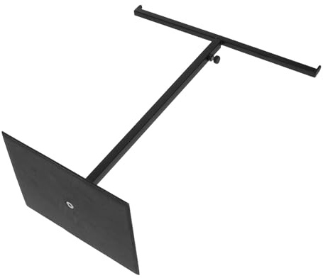 SUPVOX Expositor en Forma de T de Acero Inoxidable Negro, Soporte Ajustable de Altura para Colgar Bolsos y Corbatas, Multifuncional para Tienda de Bolsos o Dormitorio