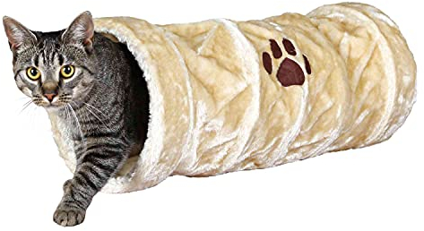 Trixie 42981 Play Tunnel Plush 22 cm / 60 cm Beige