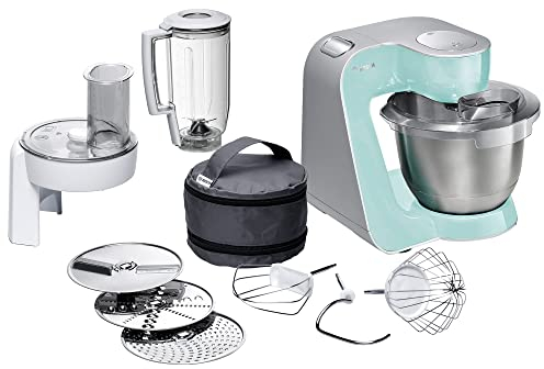 Bosch MUM58020 Macchina da Cucina 3,9 L, Acciaio inossidabile, Argento