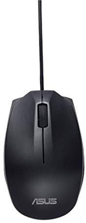 Asus, UT280, mouse ottico (con cavo, per mancini e destrorsi, 1000 dpi) Un colore nero
