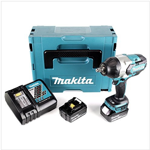 Makita DTW 1002 RMJ 18 V batteria agli ioni di litio Brushless avvitatore a percussione in valigetta + 2 X BL1840 batteria + caricabatteria dc18rc 4,0 AH