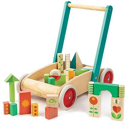 Tender Leaf Lauflernset mit Holzblöcken, Mehrfarbig