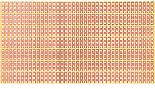 Rademacher 790-1 3er Streifenraster Leiterplatte (25 Stk.) Hartpapier 50 x 100 mm, Rastermaß 2,54 mm, 39 Leiterbahnen Punkt-Ketten-Reihen, Kupfer Auflage einseitig 35 µm, Platine 1,6 mm stark