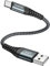 ZKAPOR Short USB C Cable 30CM, Type C Charger Cable 3A Fast Charging Nylon Braided USB C Lead for iPhone 15/15 Pro Max, Samsung Galaxy S23/S22/S21/S10, Note 10, Huawei P40/P30, Google Pixel