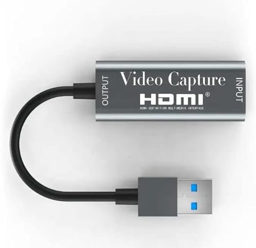 HDMI to USB 3.0 Video Capture Card 60fps 4K 1080p HD Recorder Game Live Stream