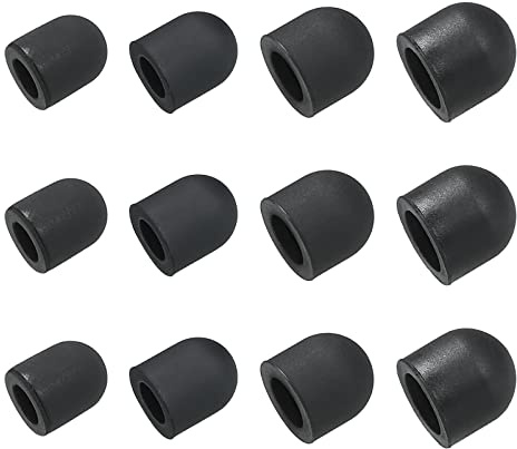 sourcing map 20pcs 5/6/7/8mm Stylus Pen Fine Tips Conductive Rubber Capacitive Touch Screen Pens Tip Soft Universal Replacement