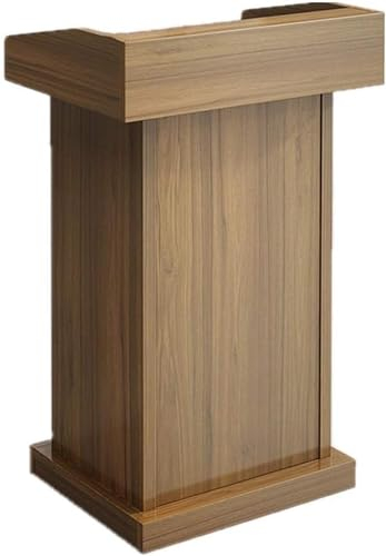 UsmAsk Holz-Podium, Stehendes Rednerpult, Tisch, Hosting, Empfangstheke, Präsentationspodium, Hölzernes Rednerpult, Ständer, Sprechende Kirche