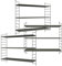 [en.casa] Modulares Wandregal Strängnäs 3er Set Metallregal Anthrazitgrau Hängeregal mit 3 Regalböden Badregal Küchenwandregal Wandablage Wohnzimmer