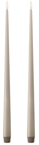 Ester & Eric - Bougie effilée LED 40 cm 22 - Bougies coniques LED élégantes - Des bougies élégantes et de haute qualité - Artisanat et savoir faire