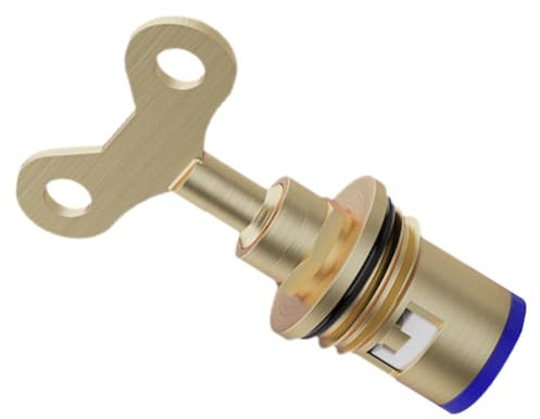 Artibetter Plumbing Tool Key Radiator Air Key Full Copper for Easy Water Source Control